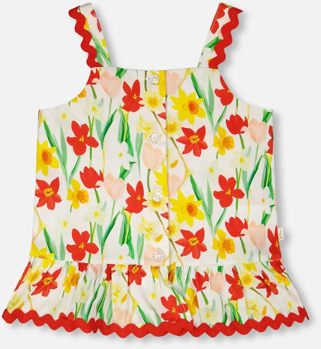 Sleeveless Viscose Daffodil Top by Deux par Deux