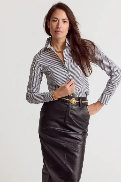 The Icon Shirt in Stripe by The Shirt by Rochelle Behrens