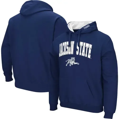Colosseum Jackson State Tigers Arch & Logo 3.0 Pullover Hoodie by COLOSSEUM