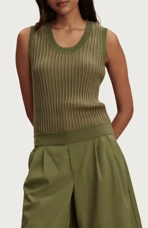 Aldcroft Rib Knit Cotton Tank by Varley