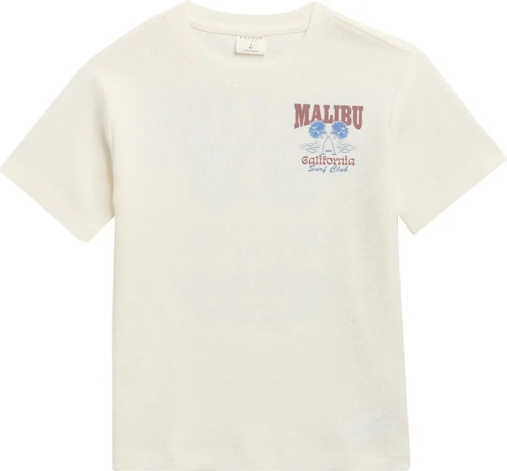 Malibu Graphic Cotton Waffle Knit T-Shirt by PacSun