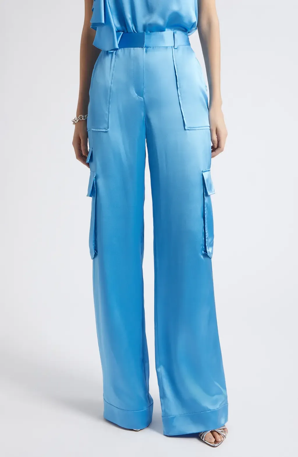 Hannah Wide Leg Cargo Pants by Ramy Brook