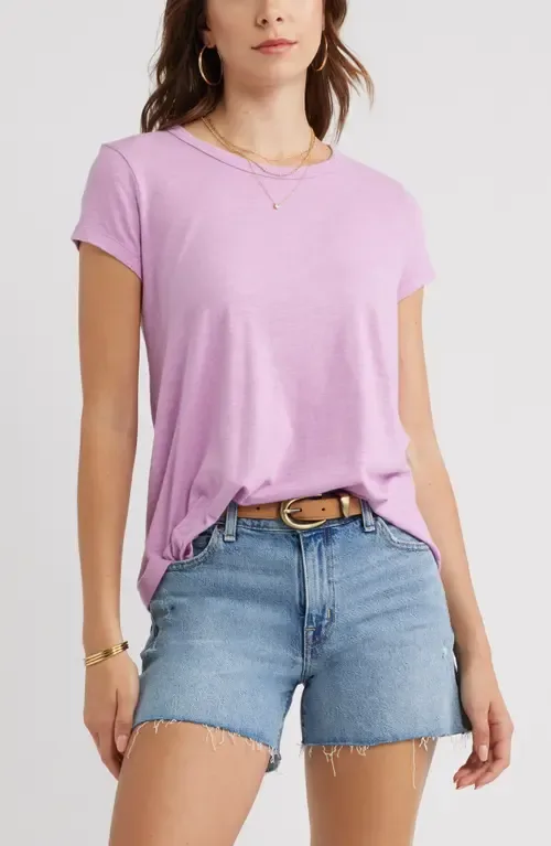 Cotton Blend Swing T-Shirt by Treasure & Bond
