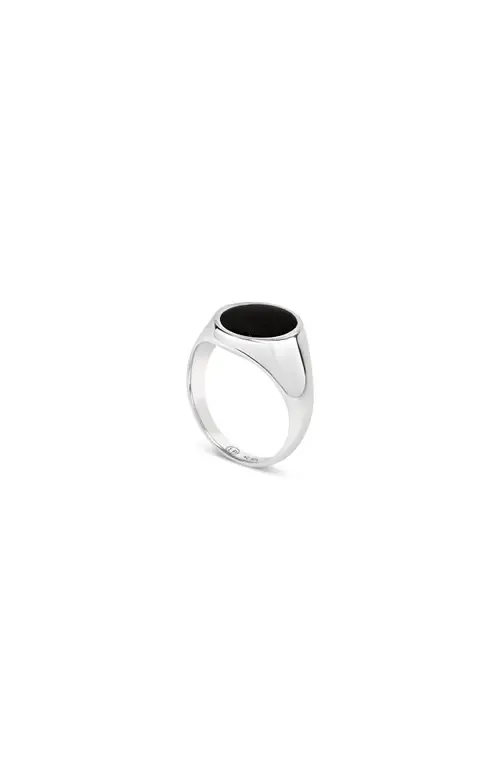 Onyx Signet Ring by LOUPN