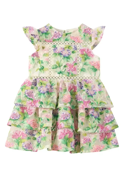 Clementine Embroidered Mini Dress by Marlo Kids