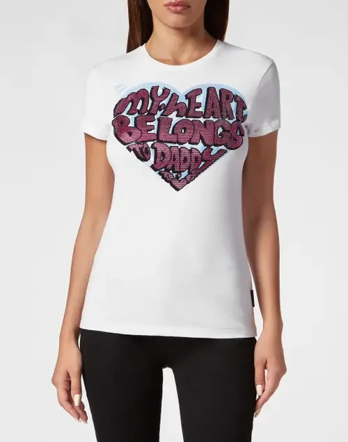 T-Shirt Sexy Pure with Crystals by PHILIPP PLEIN
