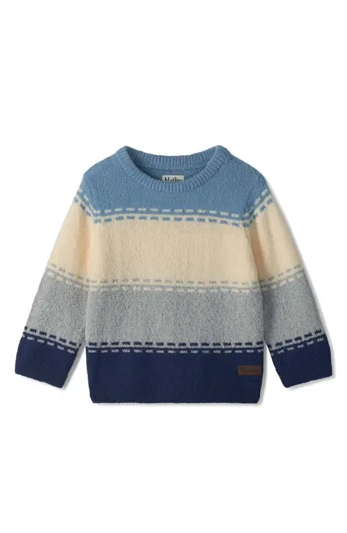 Colorblock Stripe Crewneck Sweater by Hatley