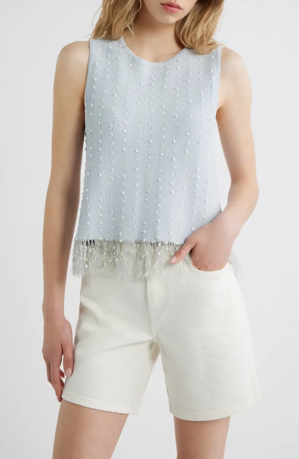 James Fringe Hem Sweater Tank by rag & bone