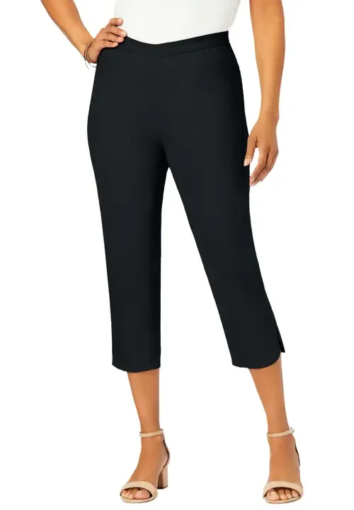Stretch Denim Crop Jeggings by Jessica London