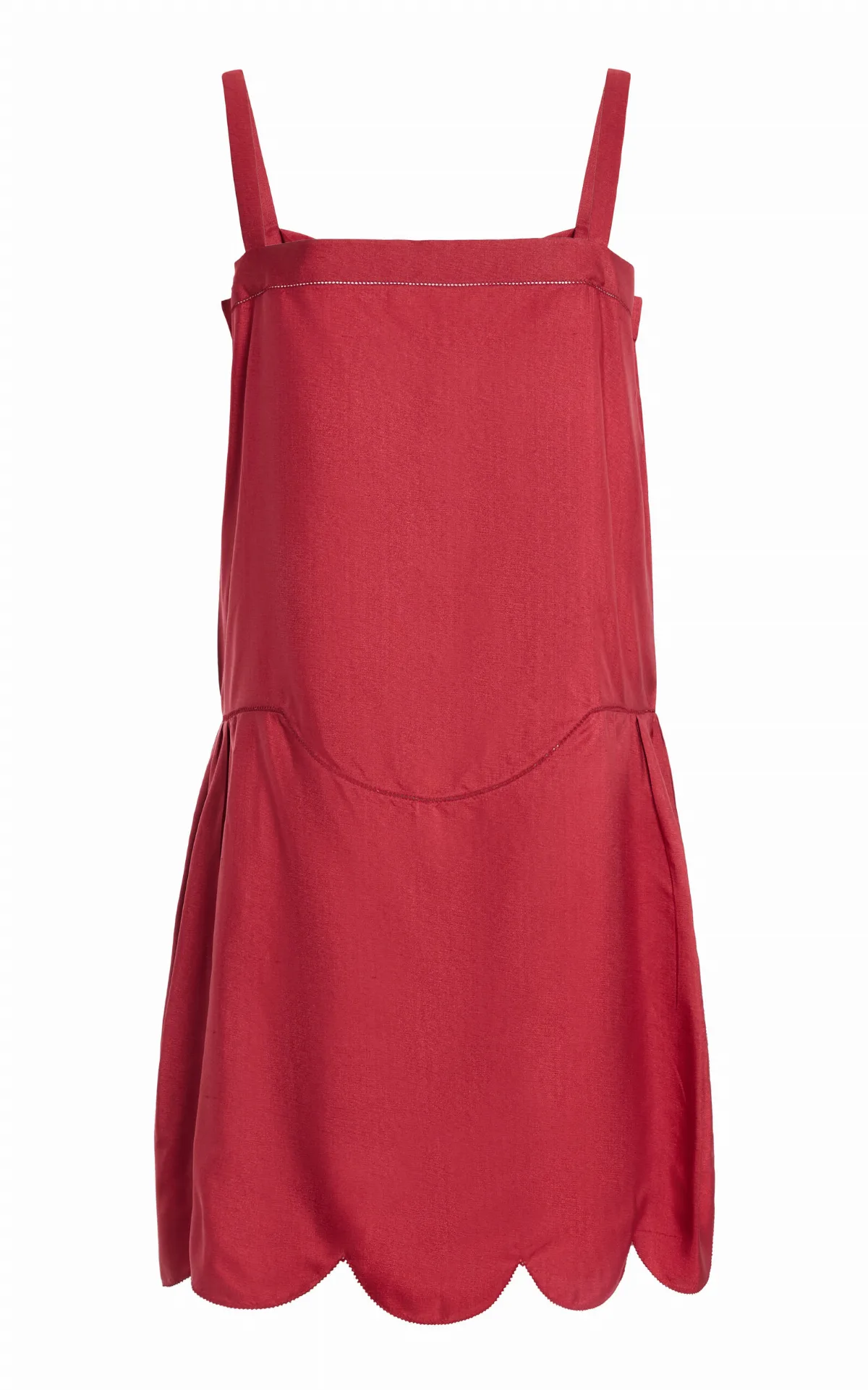 Embroidered Silk Mini Dress by Miu Miu