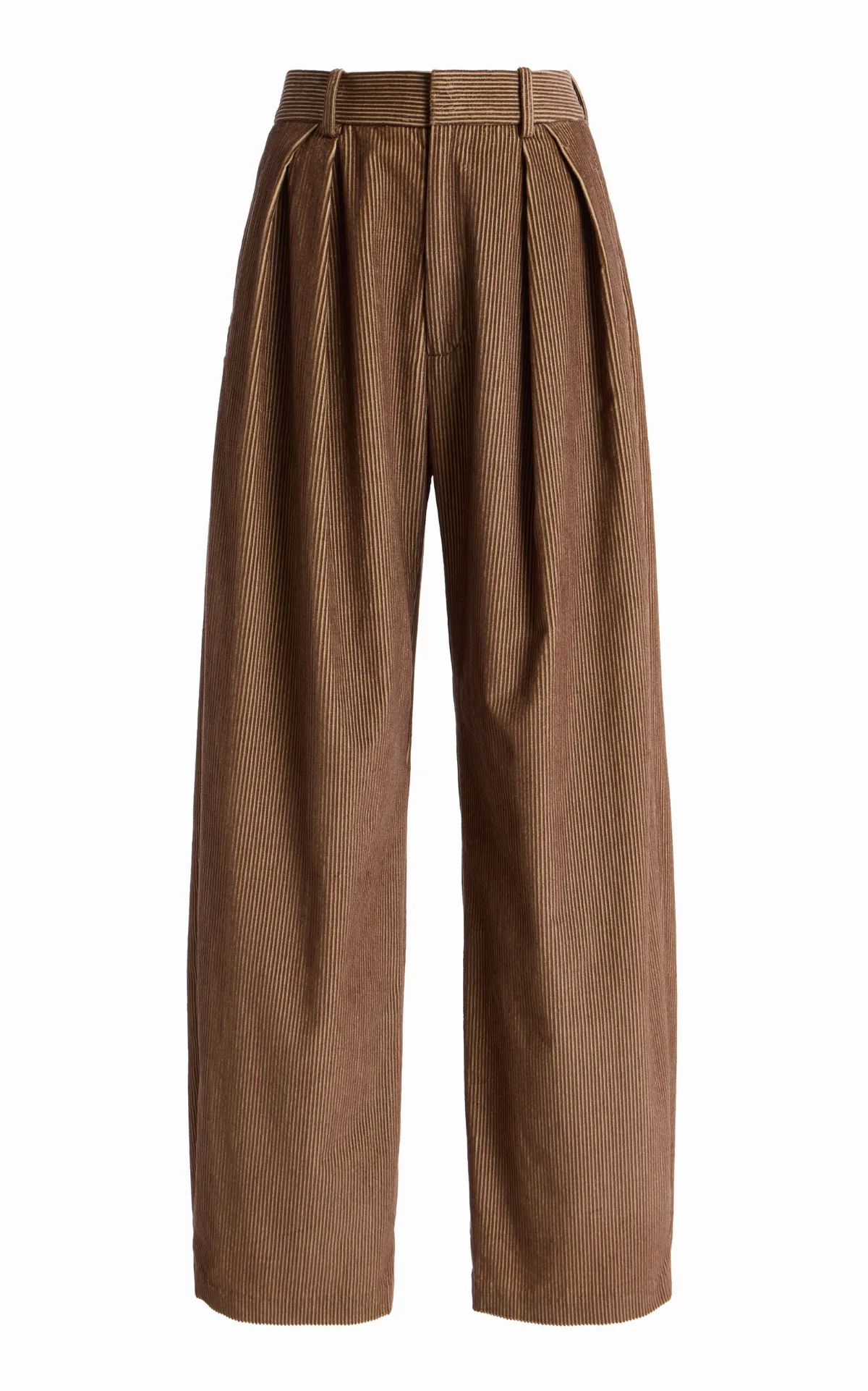 Joel Pleated Cotton Wide-Leg Pants by KALLMEYER