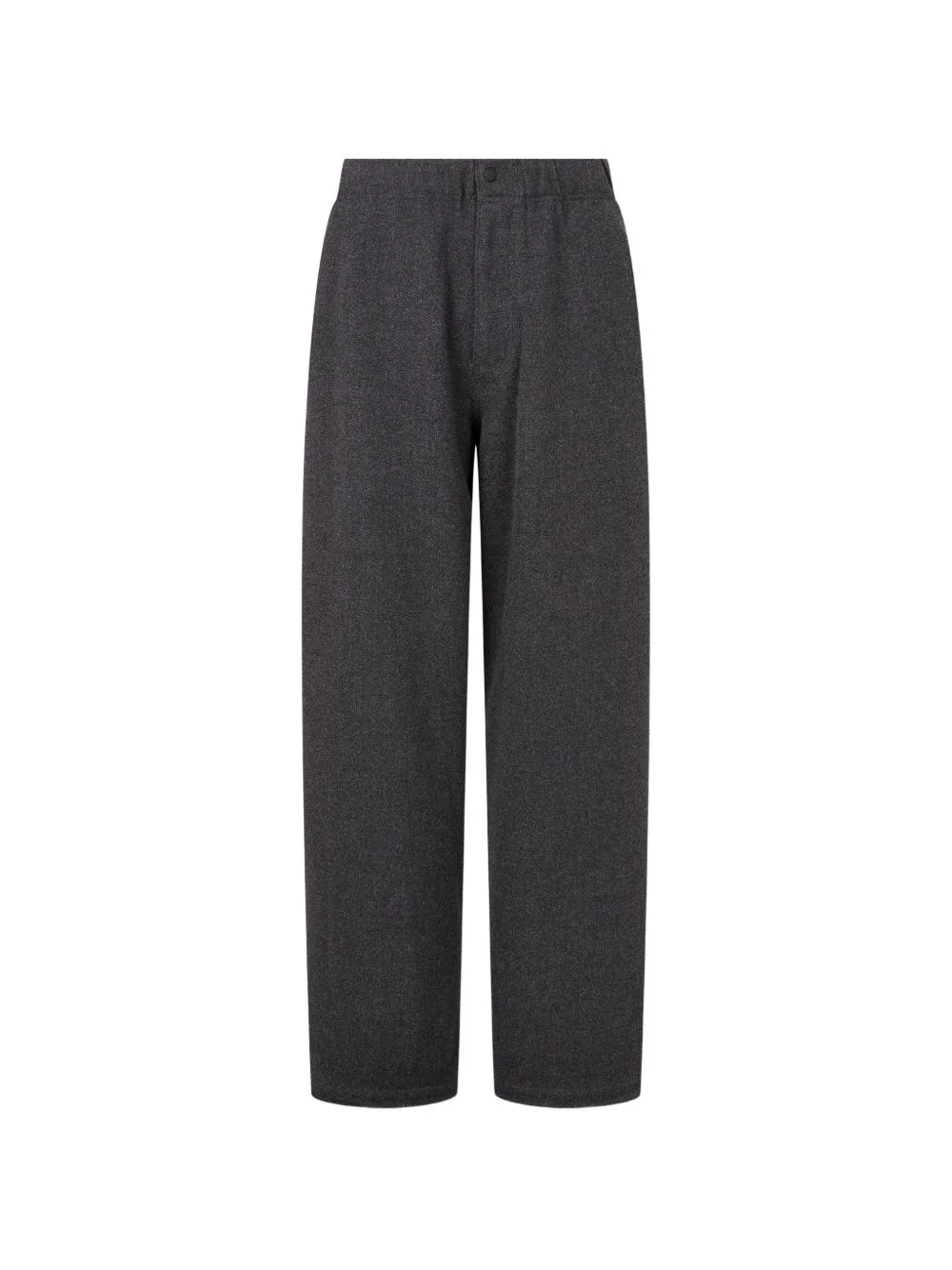 Drawstring-Hem Straight-Leg Trousers by TOMBOY