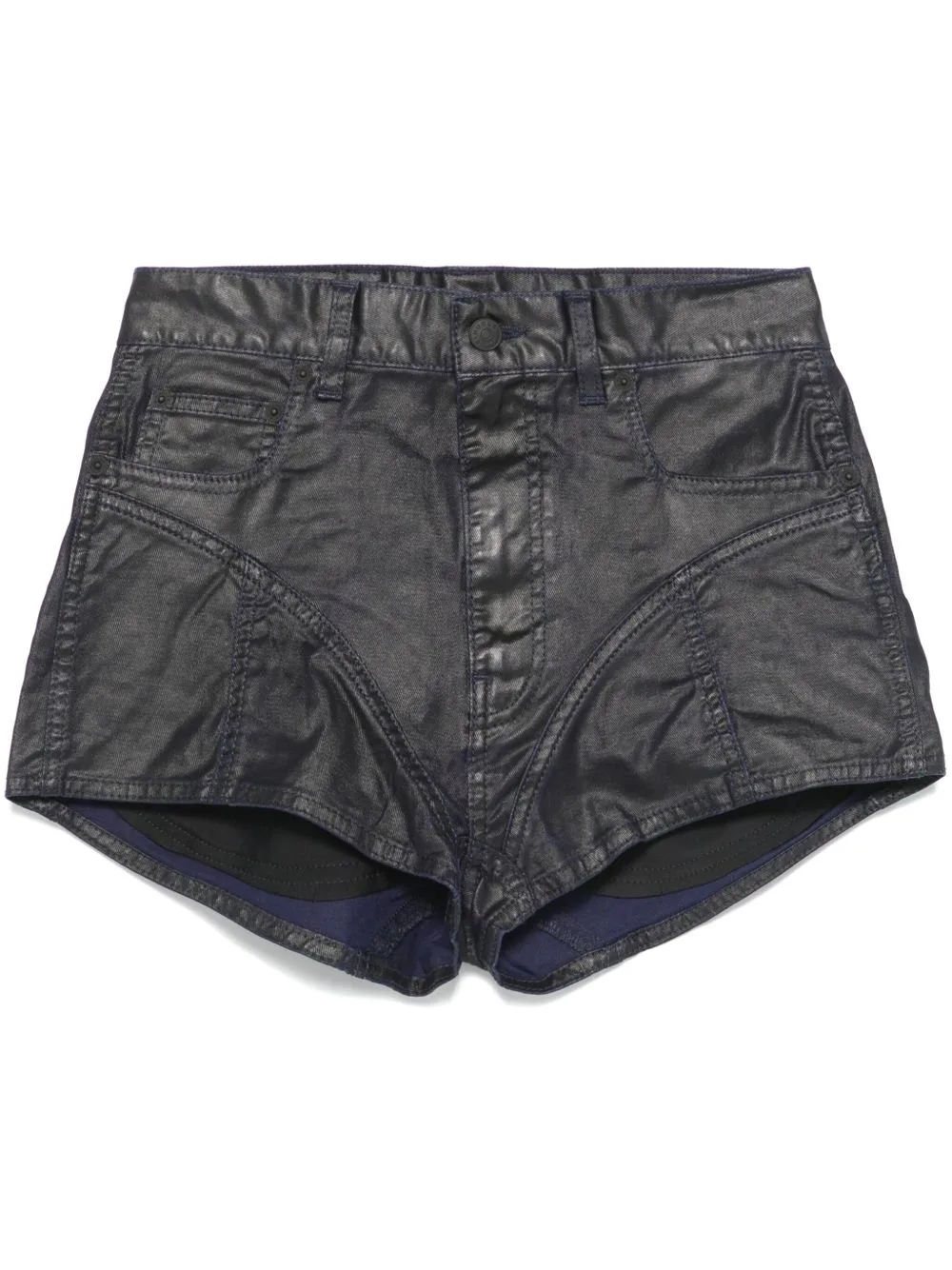 Denim Shorts by Mugler