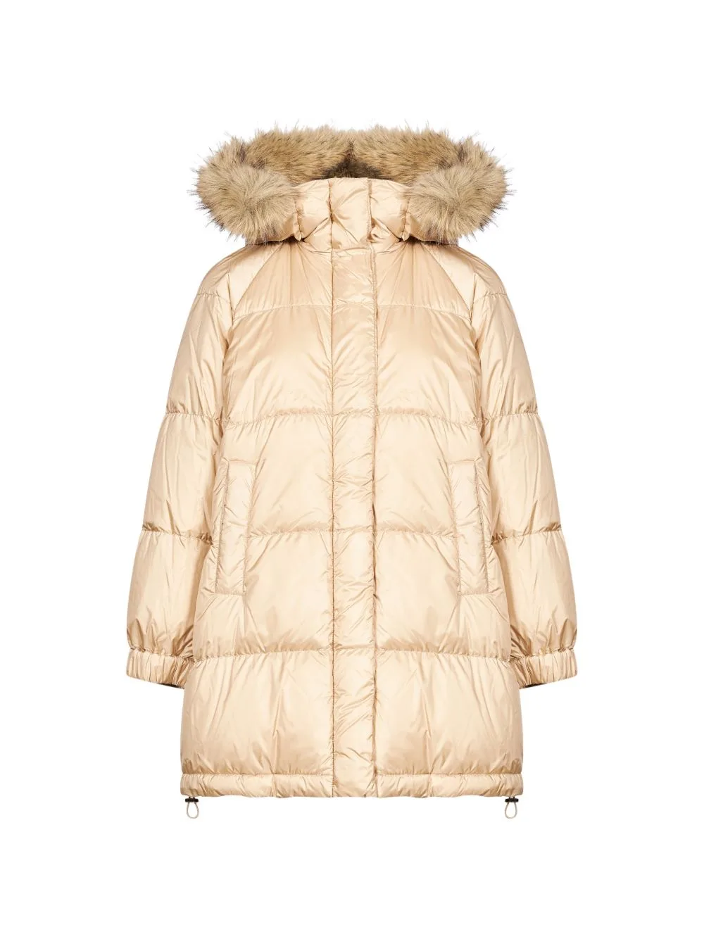 Quilted Hooded Coat