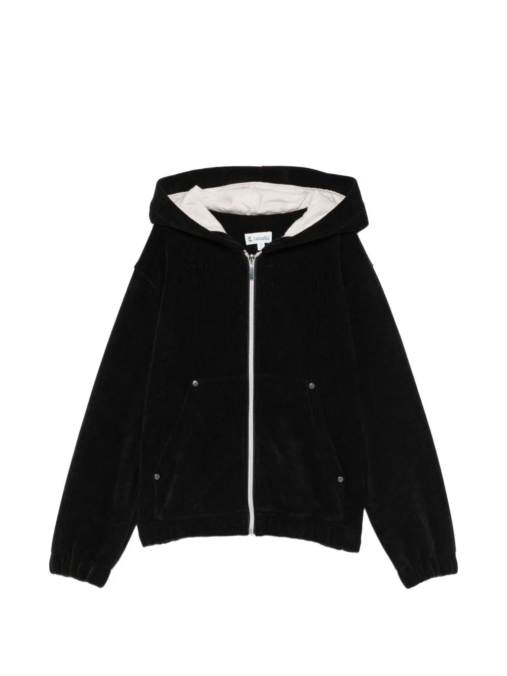 Corduroy Zip-Up Hoodie by LALALU