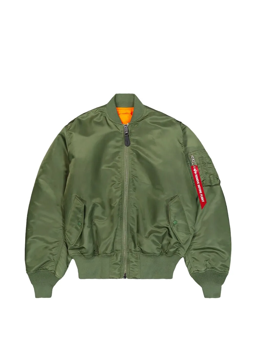 MA-1 Heritage Logo-Tag Bomber Jacket by Alpha Industries