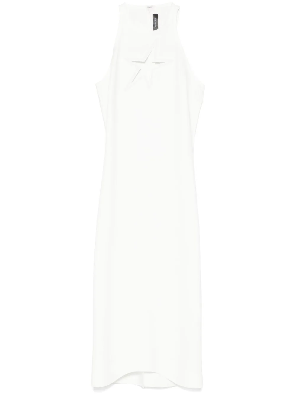 Star-Motif Sleeveless Midi Dress by Mugler