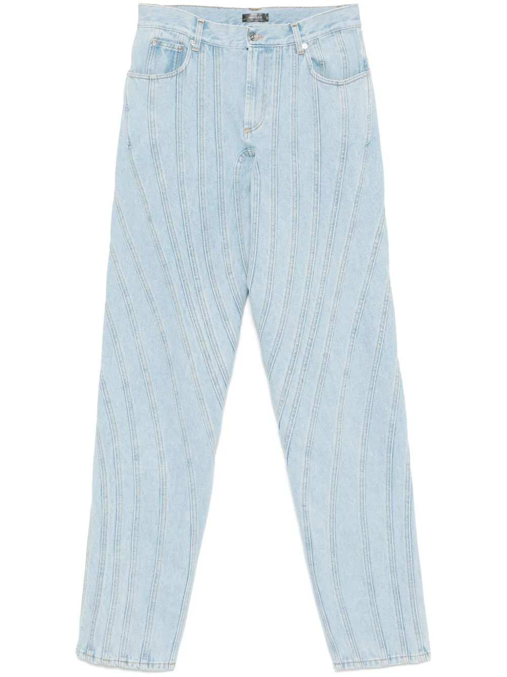 Seam-Detail Jeans by Mugler