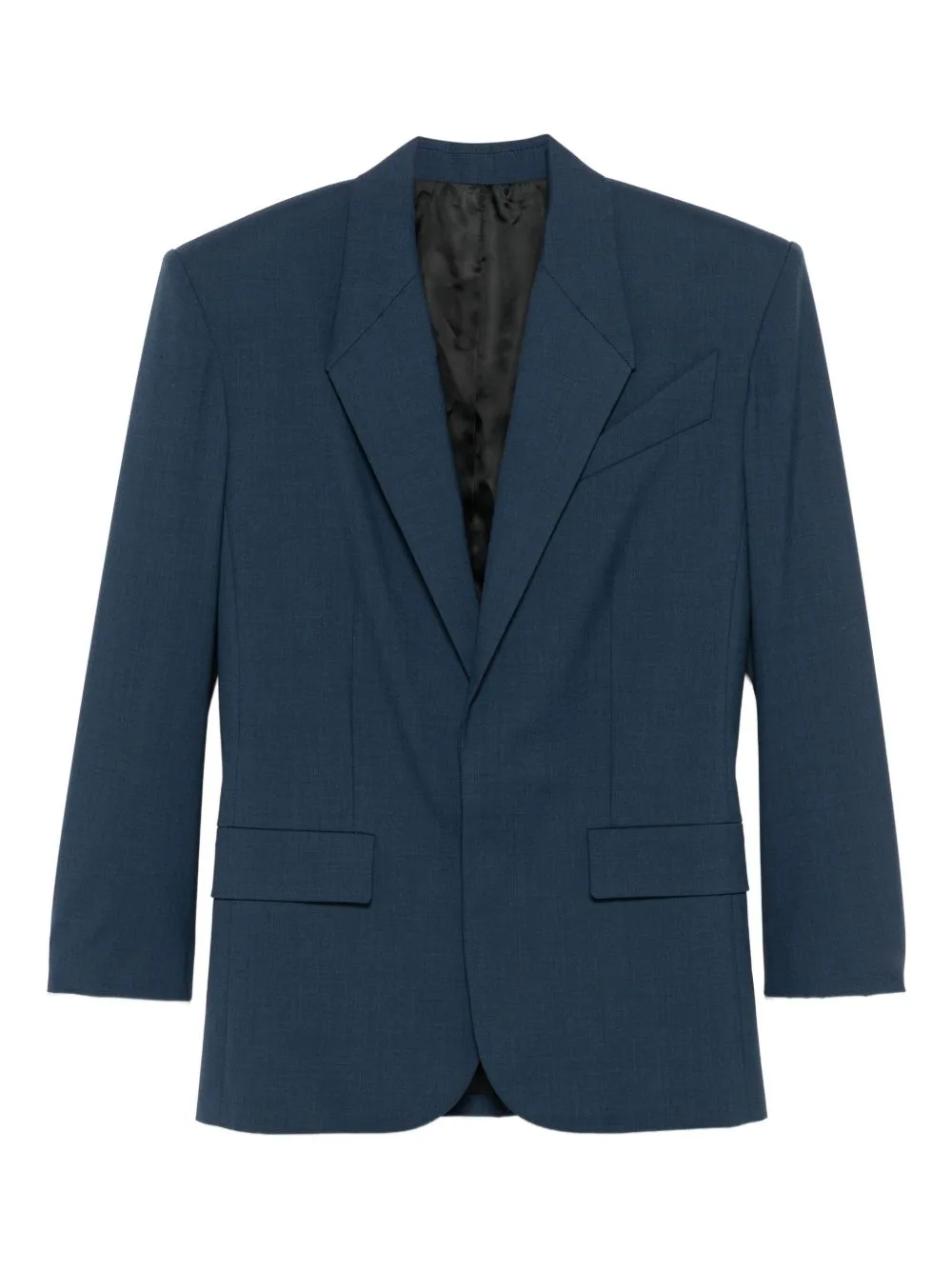 Single-Breasted Wool Blazer by Mugler