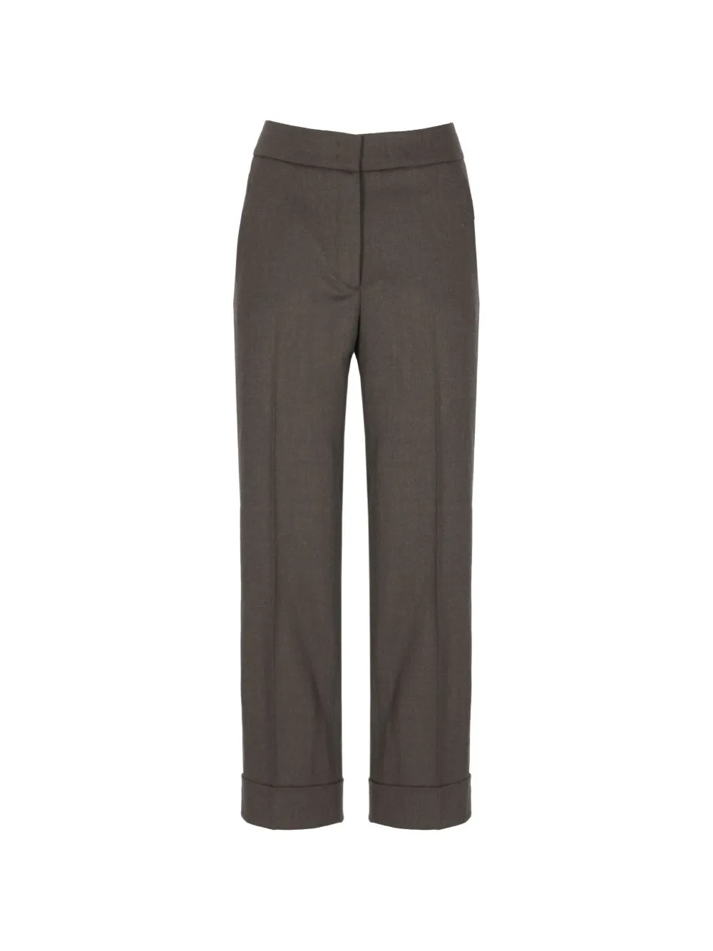 Turn-Up Cuff Tailored Trousers by Peserico