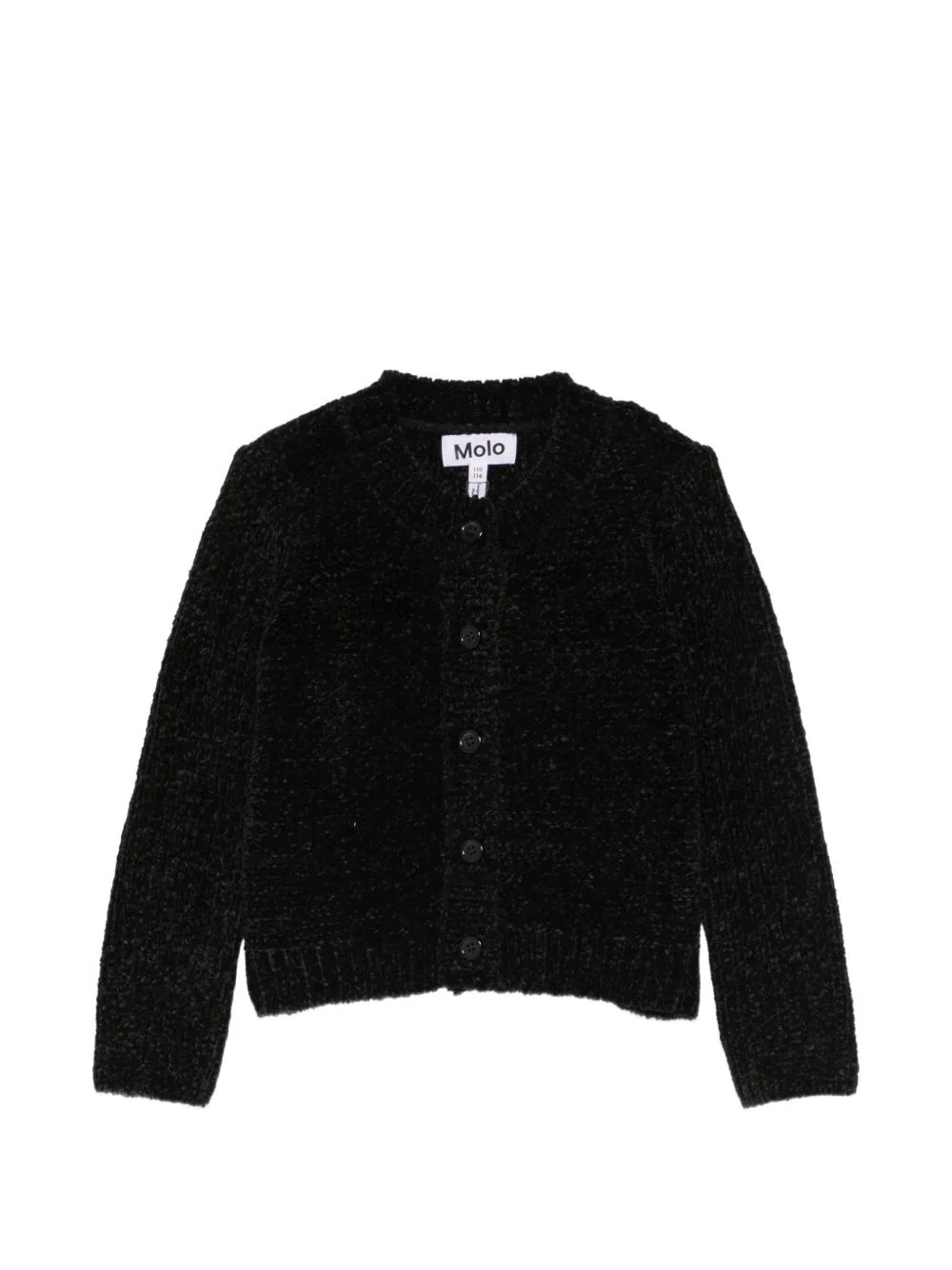 Gilah Button-Up Chenille Cardigan by Molo