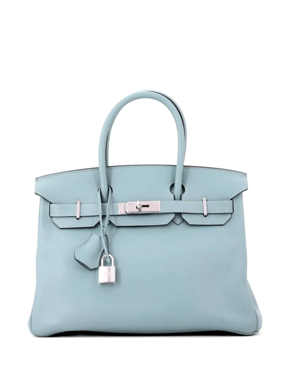 Birkin Handbag Swift with Palladium Hardware 30 Tote Bag