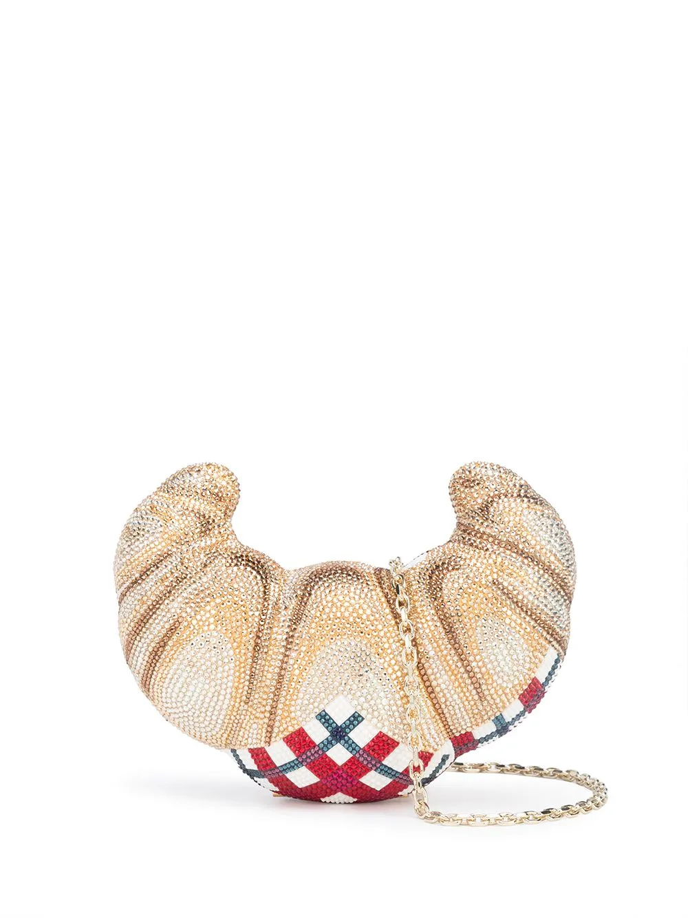 Croissant-Shape Clutch Bag