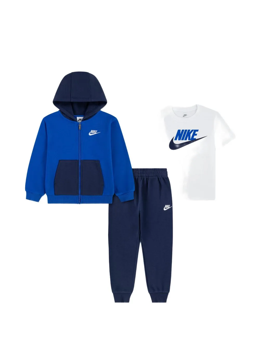 Logo-Print Three-Piece Tracksuit by Nike Kids