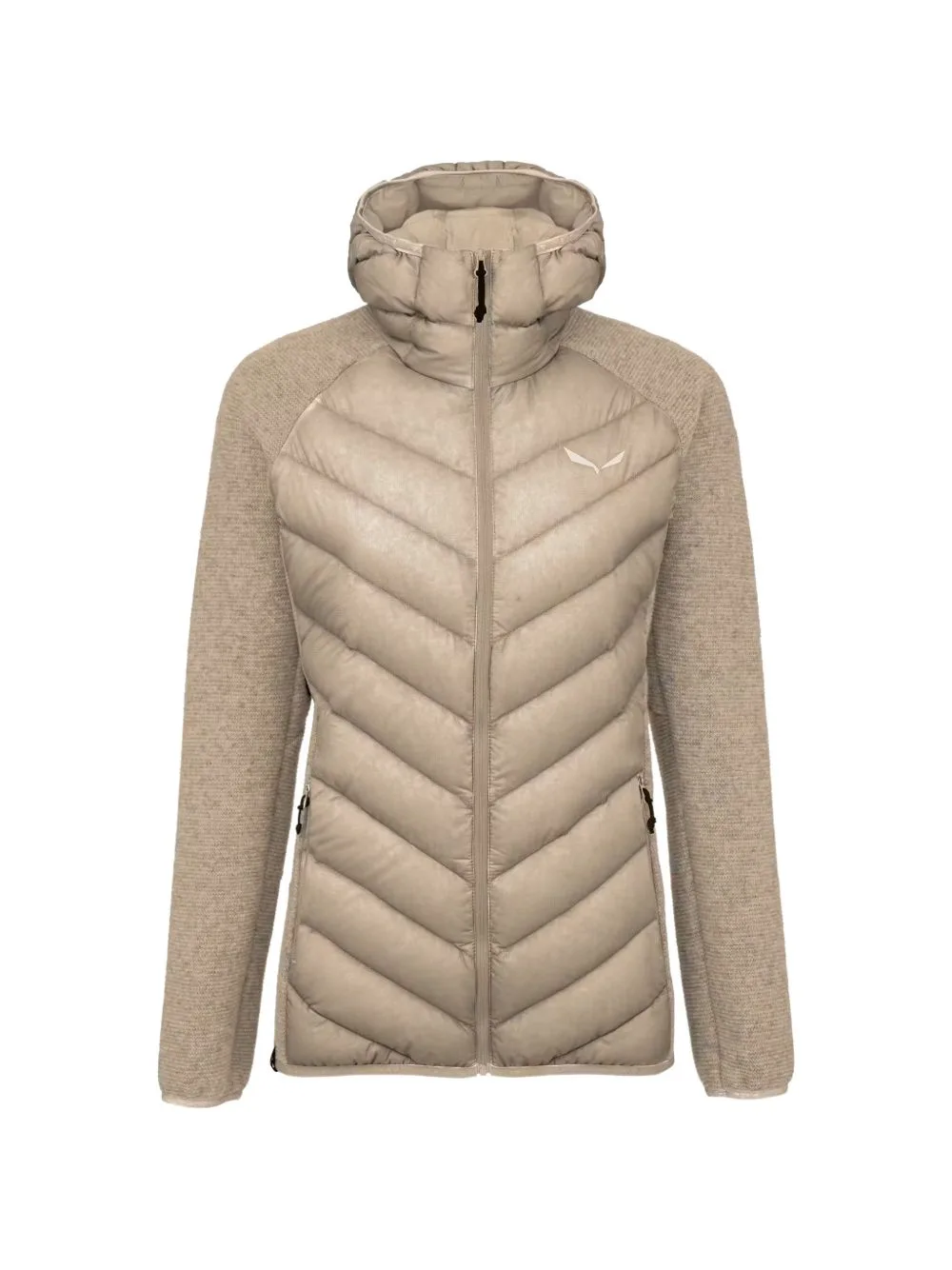 Fanes Sarner Hooded Zip-Fastening Puffer Jacket by Salewa