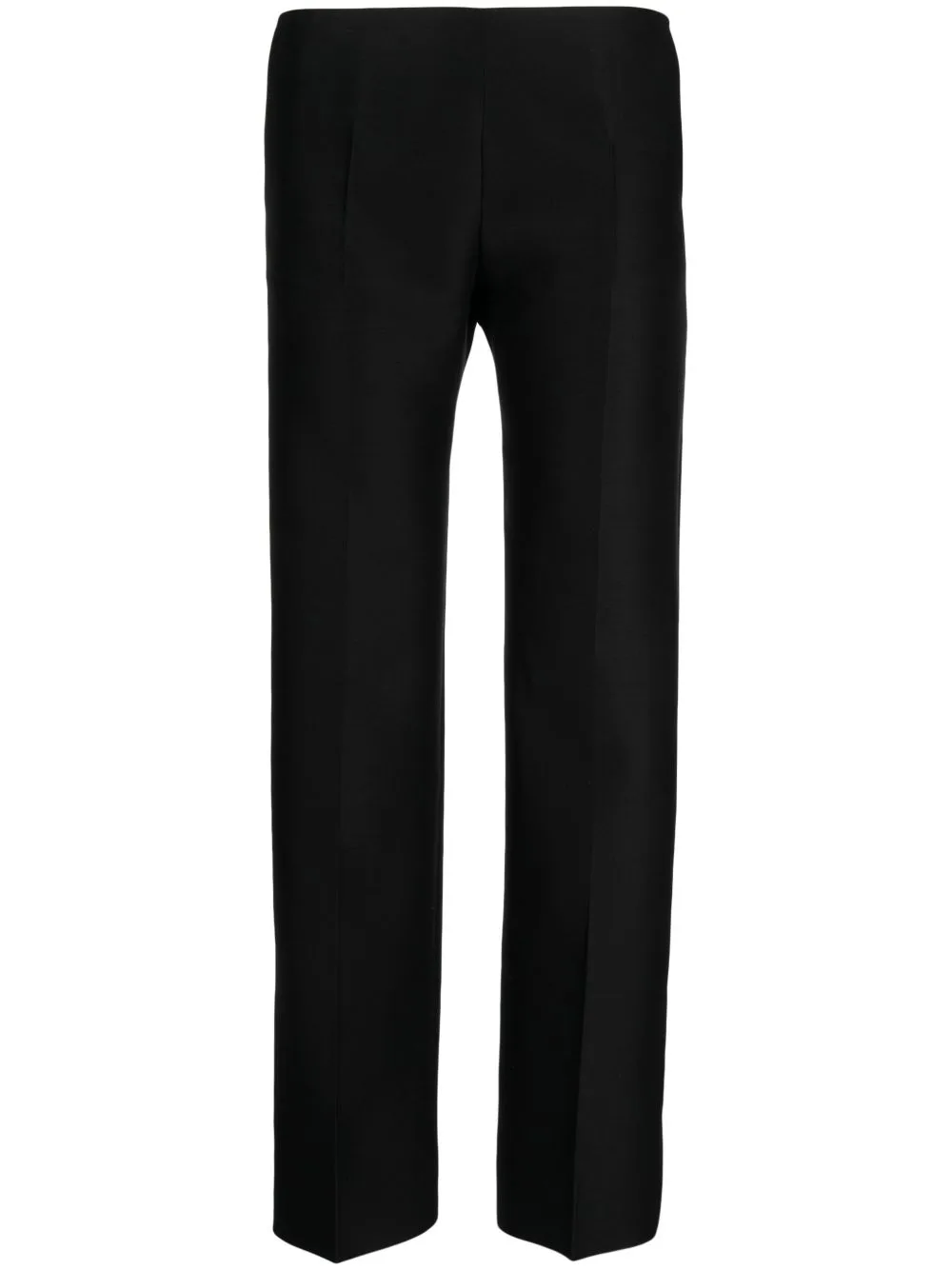 Flame Pressed-Crease Slim-Fit Trousers by The Row