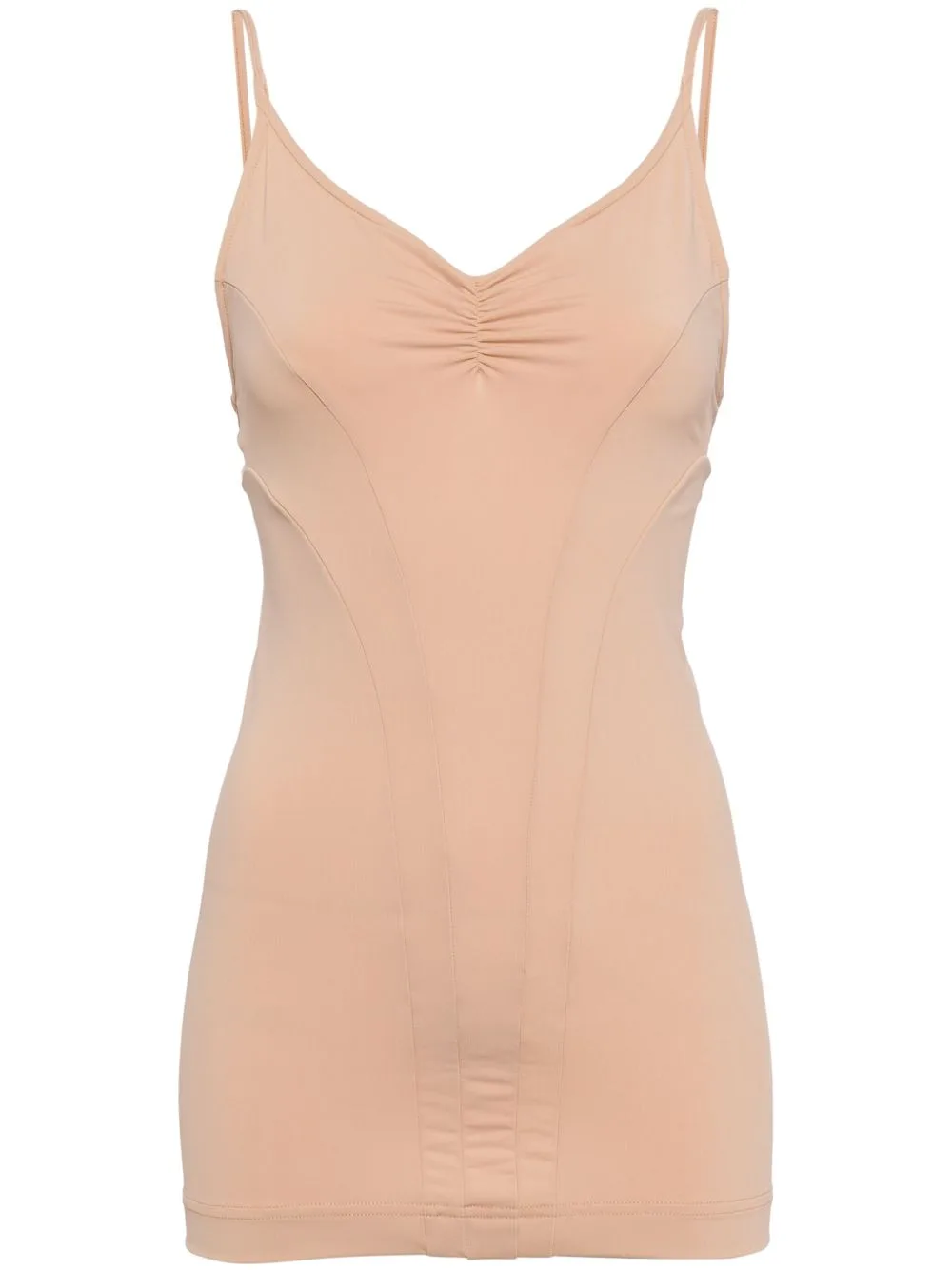V-Neck Gathered Top by ALAINPAUL