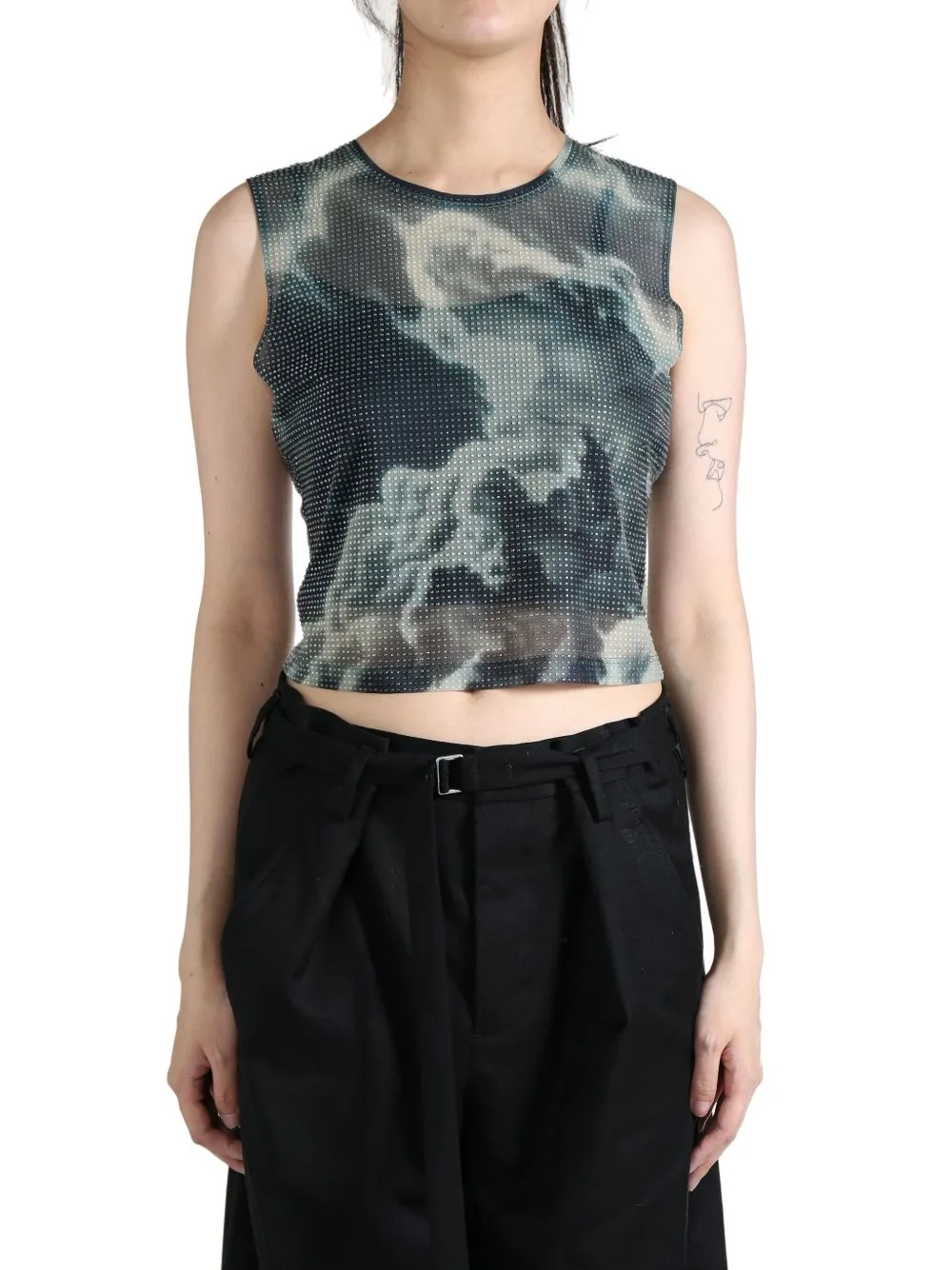 Sheer Crop Top by Alexander Wang