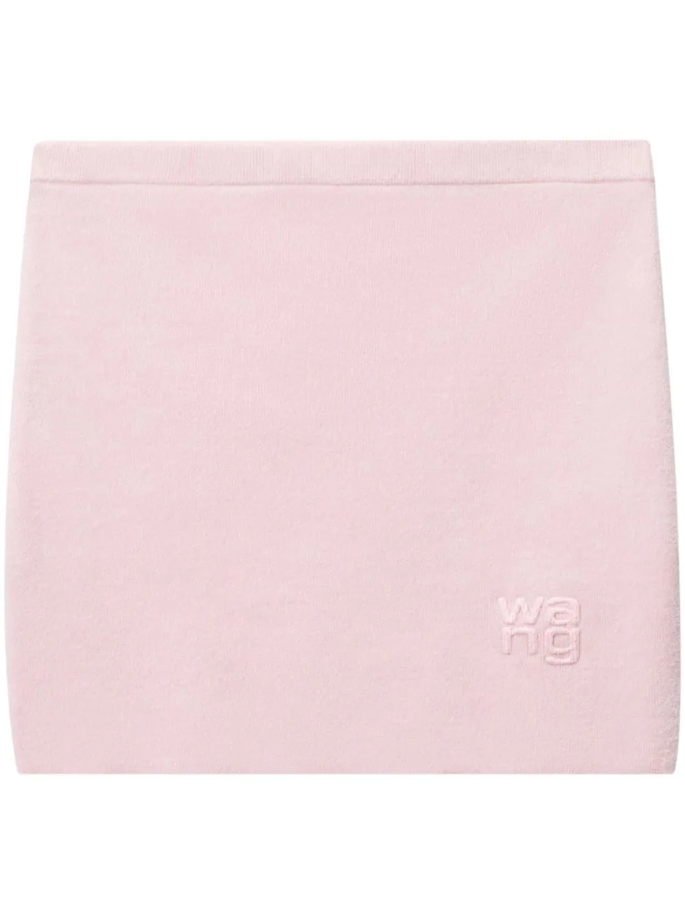 Logo-Embossed Mini Skirt by Alexander Wang