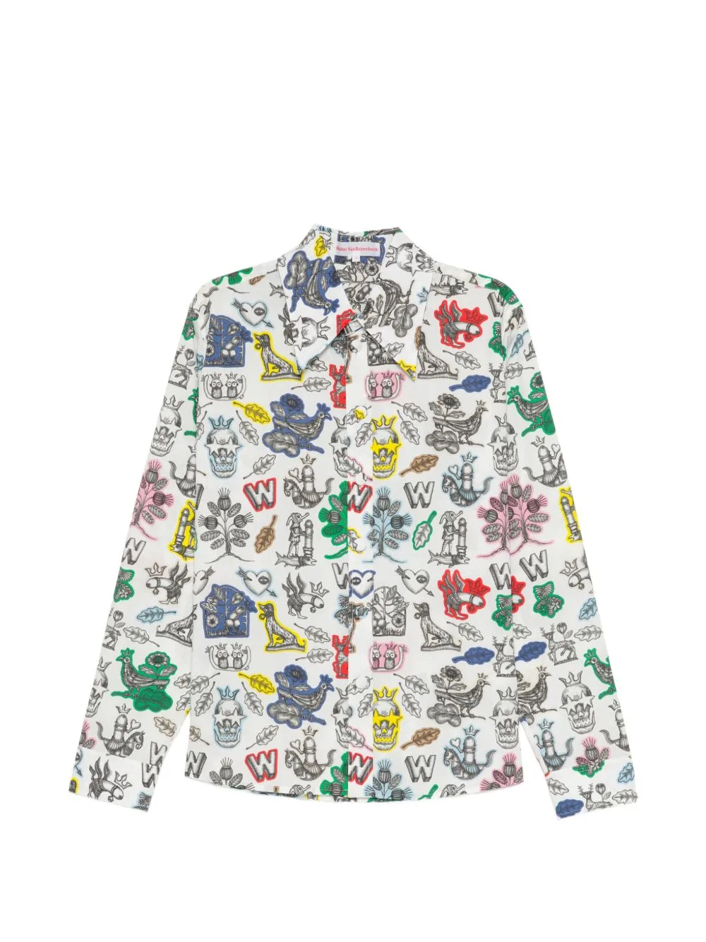All-Over Graphic Print Shirt by Walter Van Beirendonck