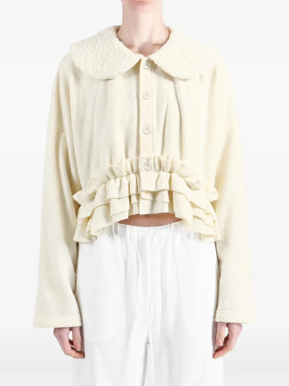 Ruffled Cardigan by Comme des Garçons TAO