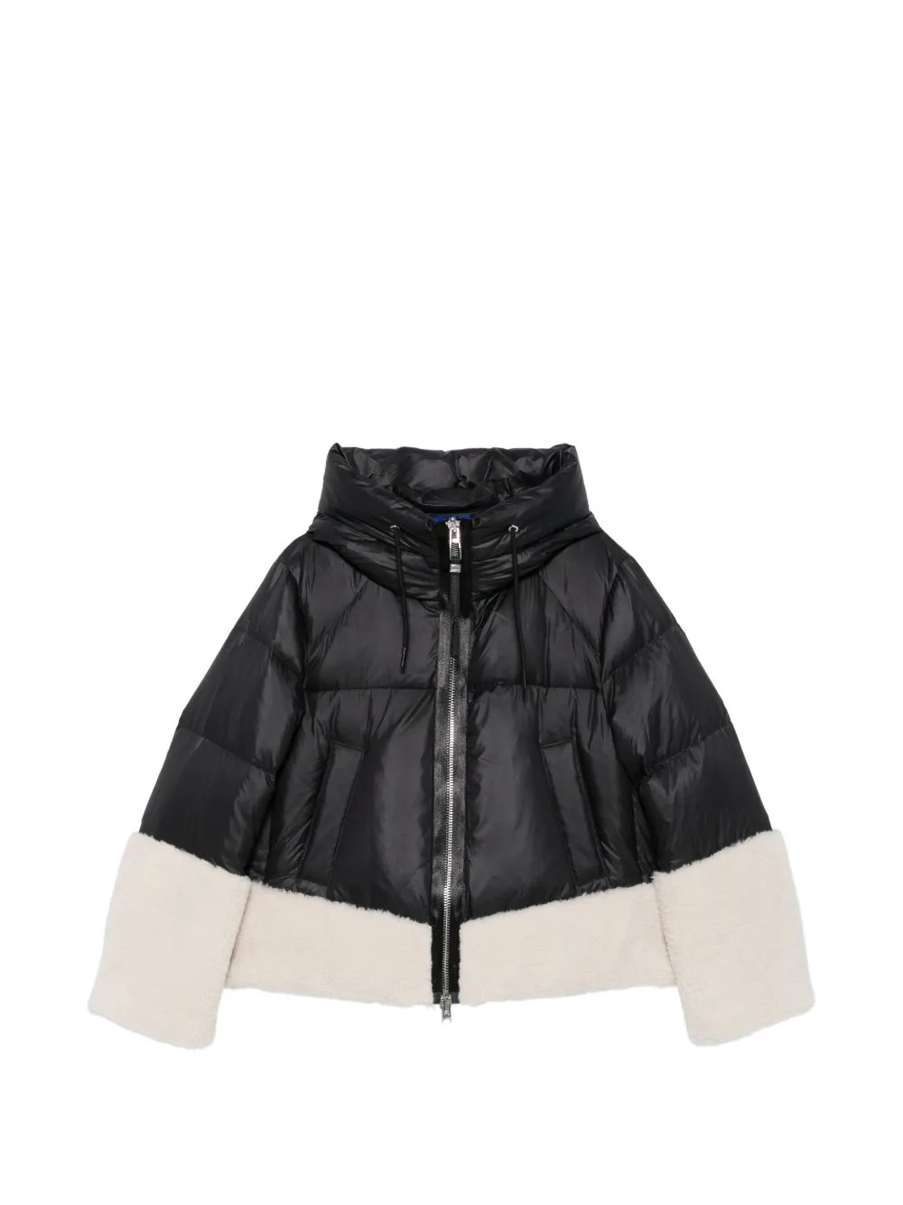 Fleece-Trim Puffer Jacket