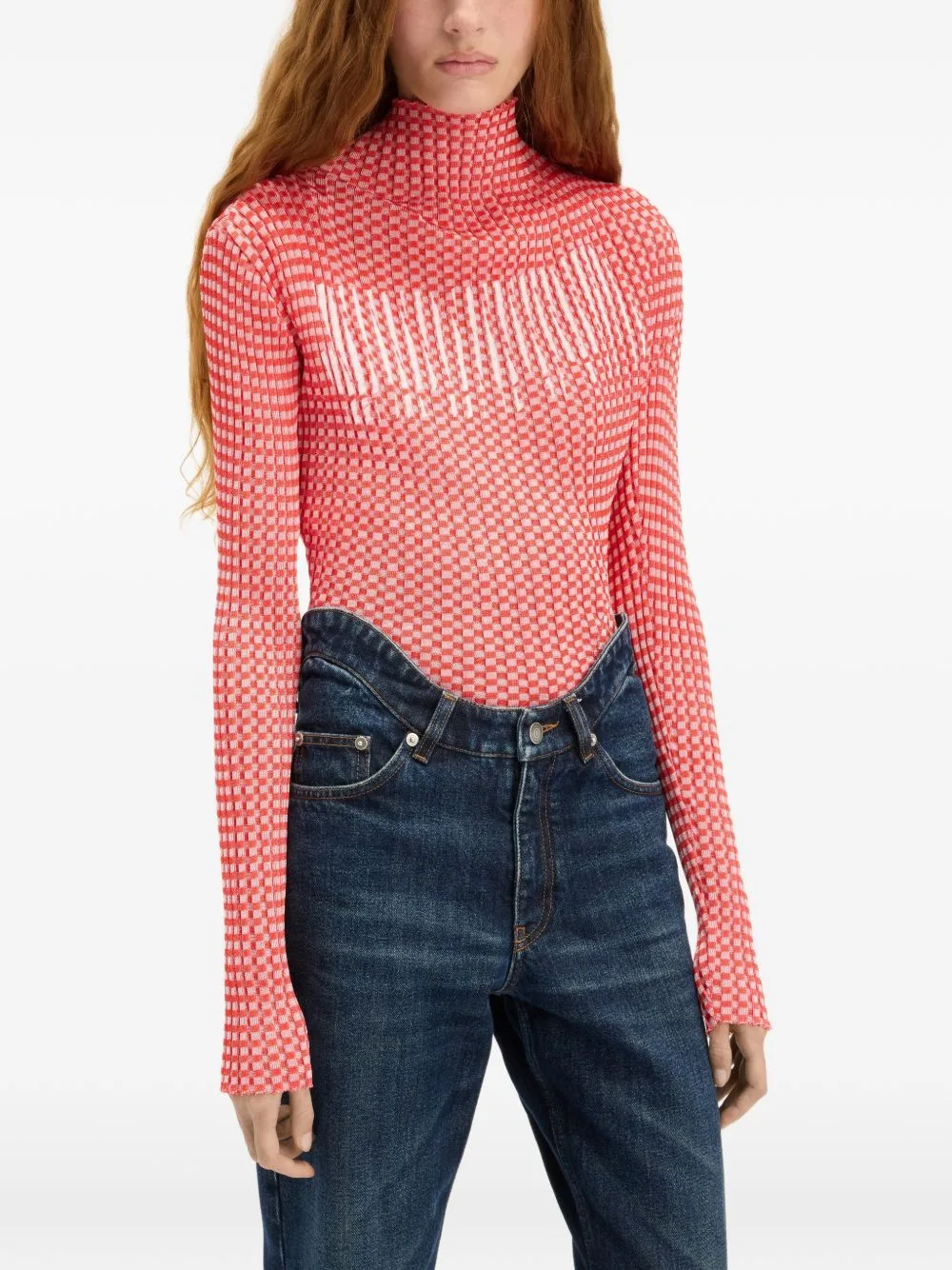 Vichy Sweater by Jean Paul Gaultier