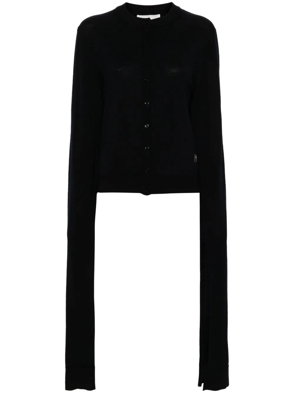 Knotted-Sleeve Cardigan by Coperni
