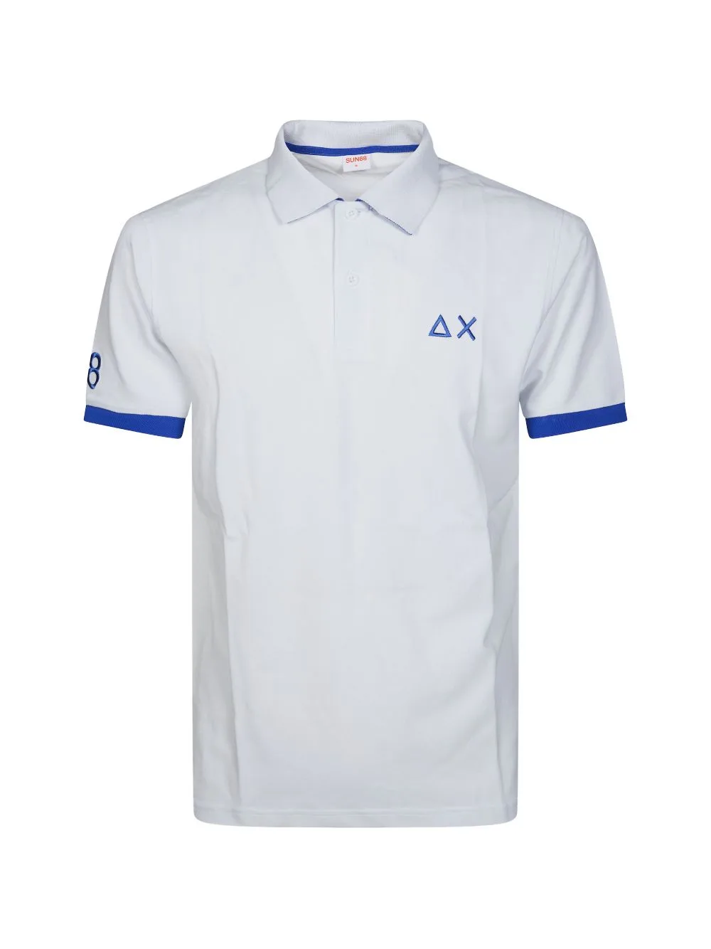 Embroidered Trim Polo Shirt by Sun68