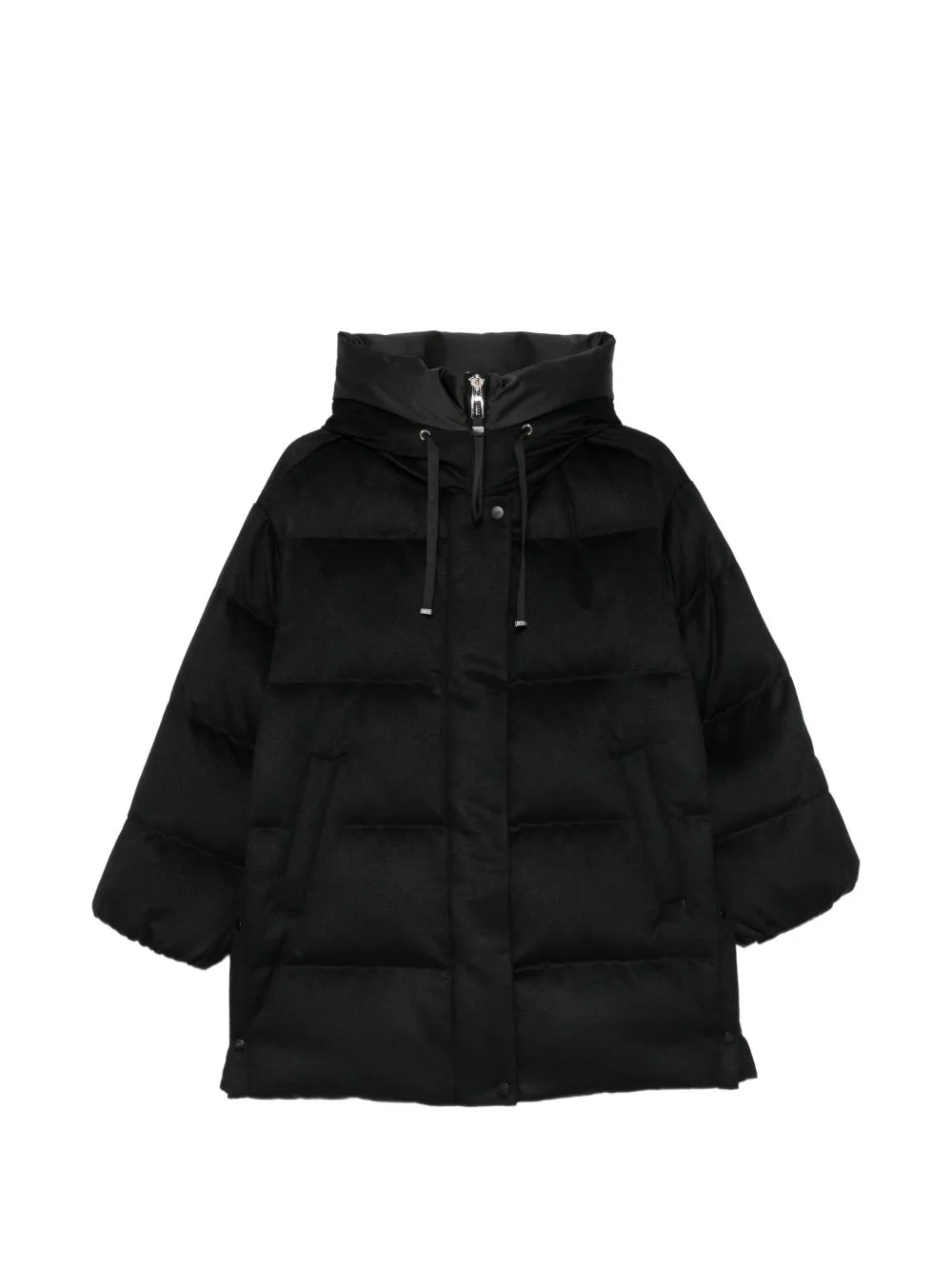 Quilted-Pattern Coat