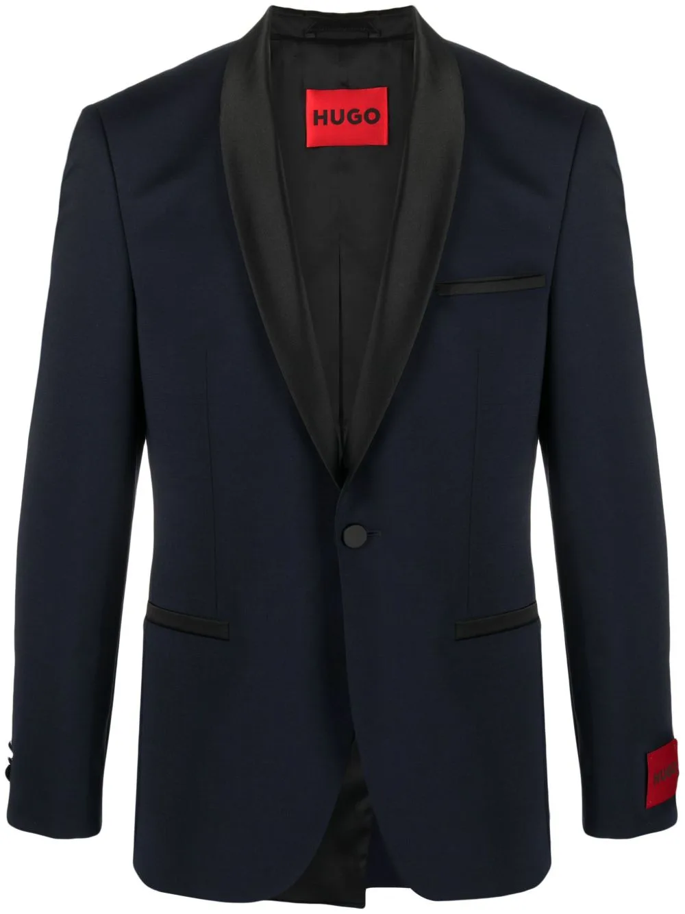 Single-Breasted Tuxedo Blazer by HUGO