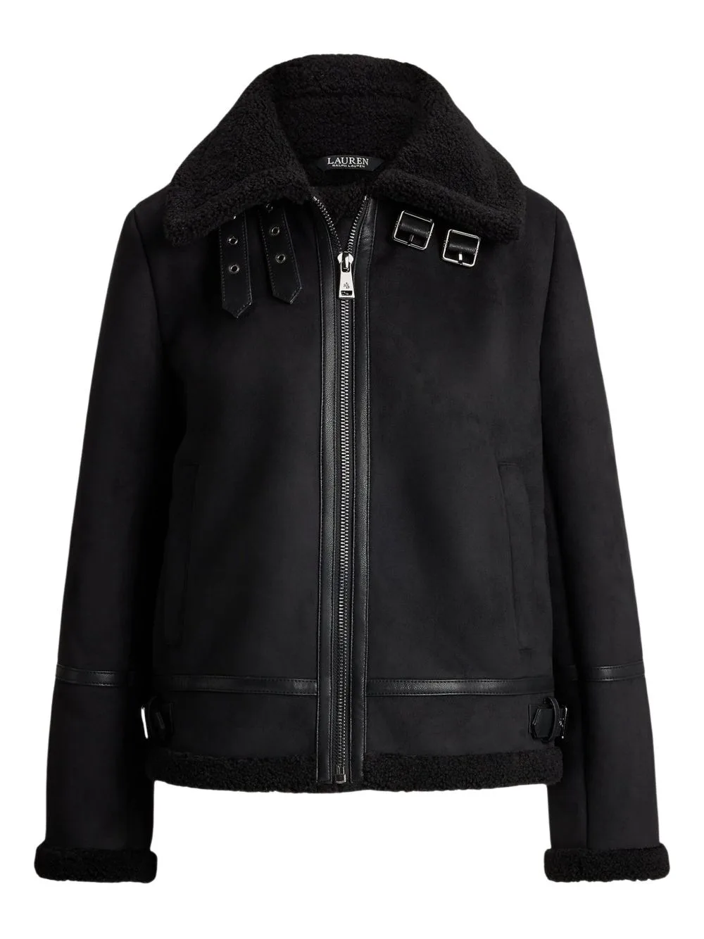 Shearling Zip-Up Jacket by Lauren Ralph Lauren