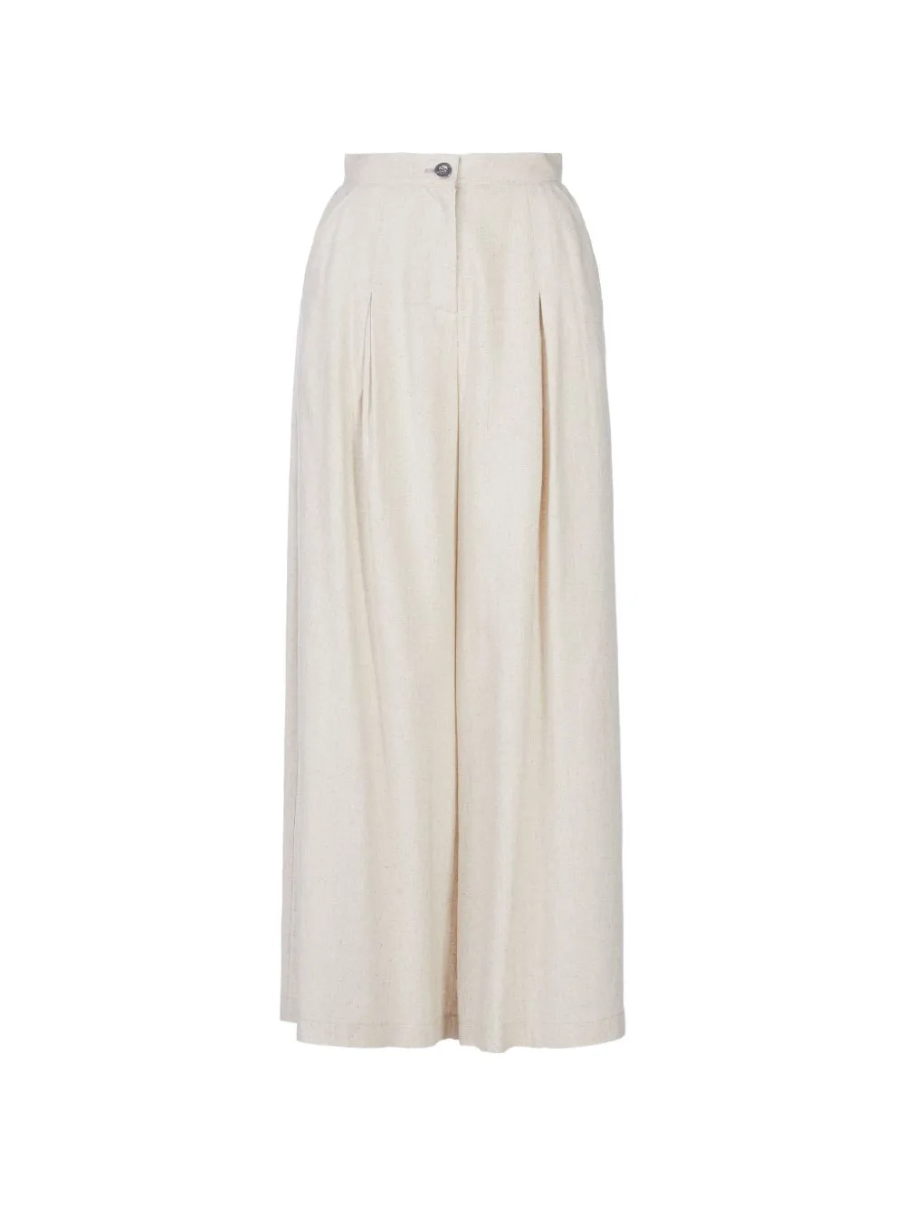 Pleated Wide-Leg Trousers by Tessitura