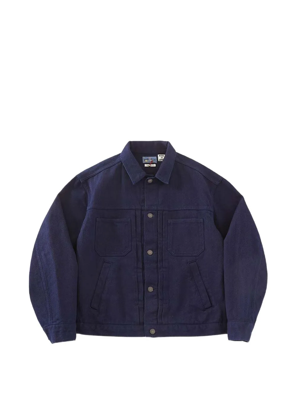 Button-Up Cotton Jacket by Blue Blue