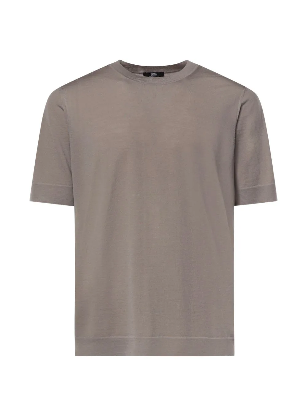 Fine-Knit Short-Sleeve T-Shirt by ALPHA STUDIO