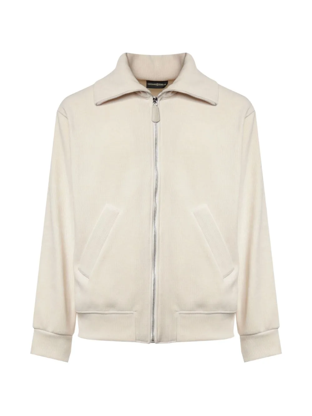Corduroy Zip-Up Cardigan by Giuliano Galiano
