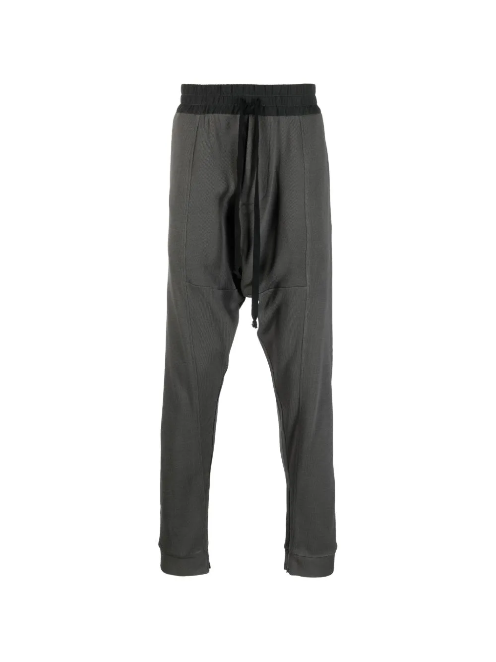 Low-Crotch Track Pants by Tessitura