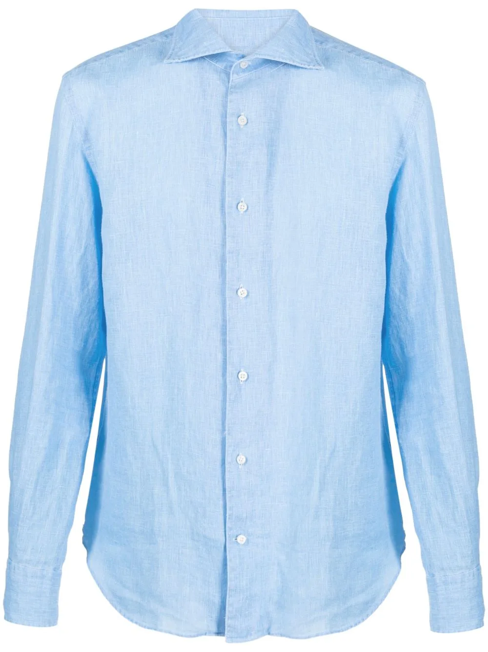 Long-Sleeve Linen Shirt by Boggi Milano