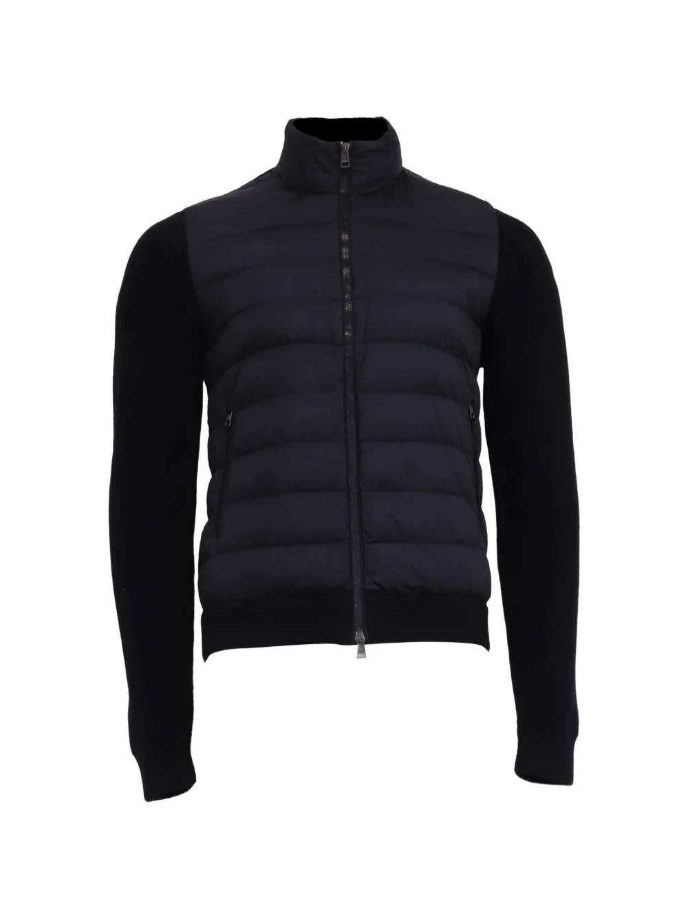 Quilted Panelled Sweater by Moncler Vintage