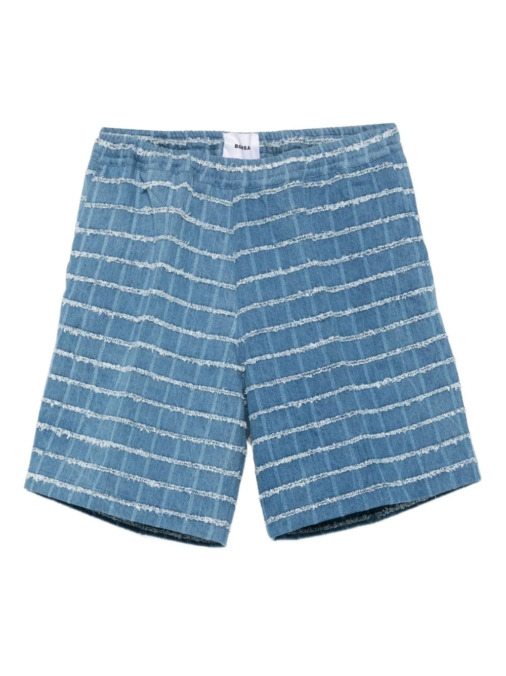 Check Denim Shorts by Bonsai